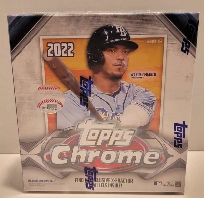 2022 Topps Chrome MLB Baseball Mega Box - Factory Sealed