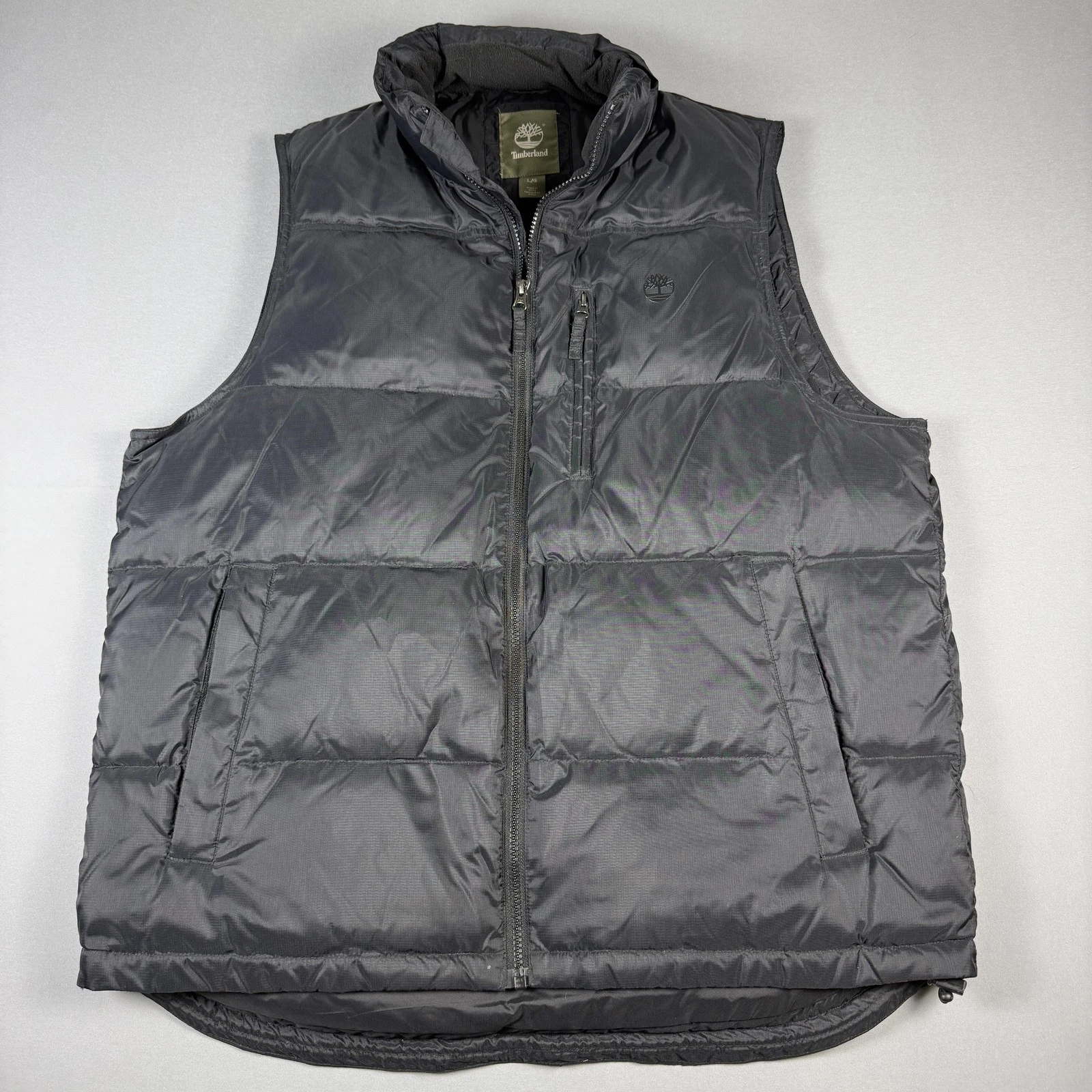 Timberland Vest Mens Large Gray Puffer Down Nylon Outdoor Insulated 2846J Fall13
Opens in a new wind