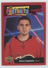 2020-21 Upper Deck UD Portraits Rookies Red Artem Zagidulin #P-88 14ql