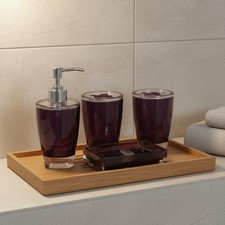 4 Pieces 4 Piece Bathroom Set Sturdy for Hotel