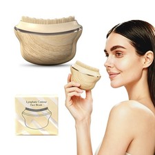 Lymphatic Drainage Face Brush, Silicone Facial Cleansing Lymphatic Massager...