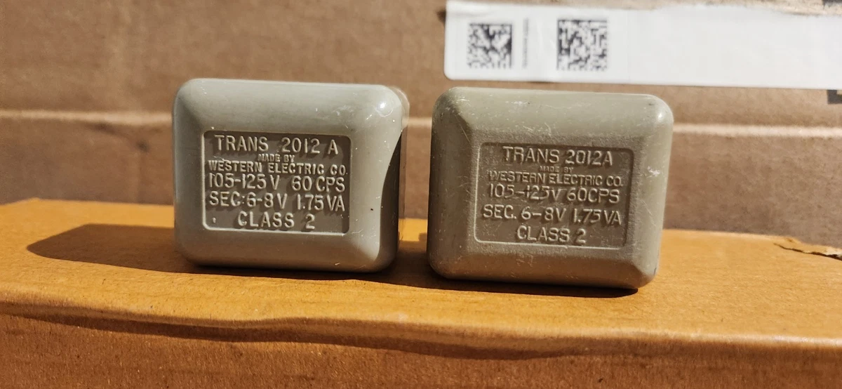 Western Electric Vintage Electrical Transformers for sale | eBay