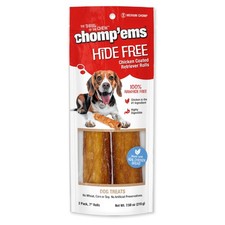 CHOMP 'EMS Chicken Hide Free Dog Chews - Rawhide Free Dog Treats - No Hide Al...