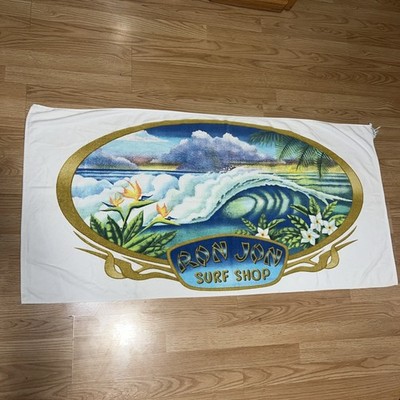 Rare VTG Ron John Surf Shop Beach towel 