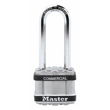Master Lock M5kaljsts Padlock, Keyed Alike, Long Shackle, Square Stainless