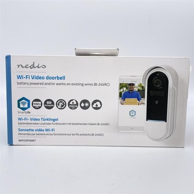 Nedis WIFICDP30WT Smartlife Video-Türsprechanlage, Weiss