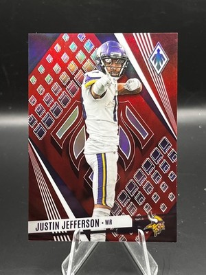 2023 Panini Phoenix - Justin Jefferson Red #18/199 Jersey Number JSY#