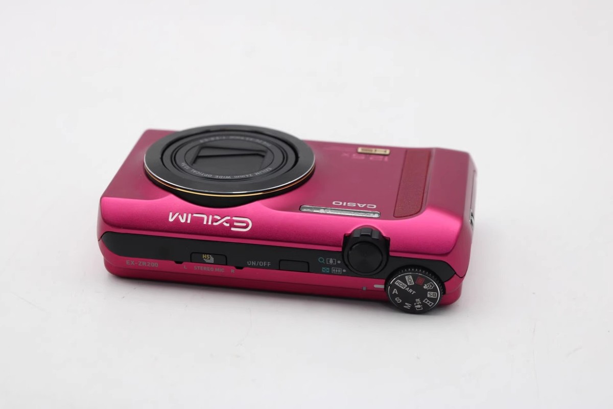 Casio EXILIM EX-ZR200 ZR200 16.1MP Digital Camera Red with