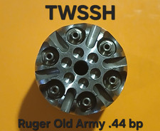 Stainless Steel Percussion Cylinder For The Ruger Old Army .44 Black Powder