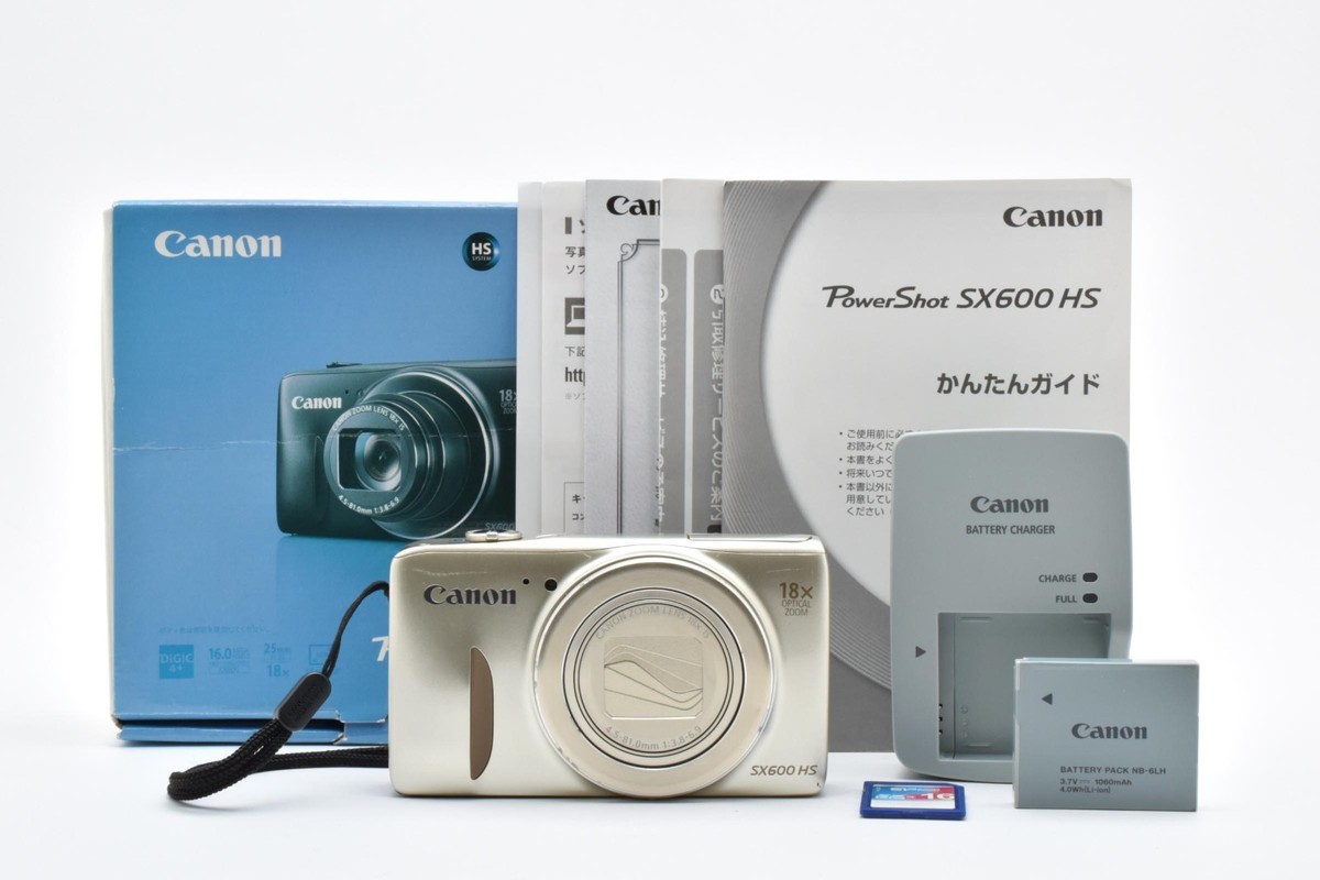 Canon PowerShot SX600 HS 16.0MP Digital Camera - Black for sale