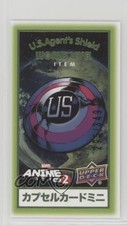 2023 Marvel Anime Vol 2 World Level Minis Items 295/349 US Agent 's Shield 7ec
