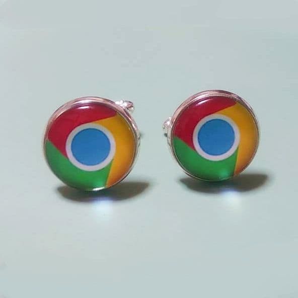 Google Cufflinks Button Fashionable Luxurious Pre… - image 1