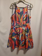 Vince Camuto Spaghetti Strap Fit and Flair Size 16 Dress