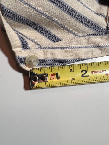 Vintage INC International Concepts Hemd Herren Gr. M blau weiß gestreift 100% Co - Bild 18 von 18