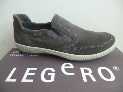 Legero Slipper Sneakers Sportschuhe Halbschuhe Schuhe Leder grau Gore Tex 617