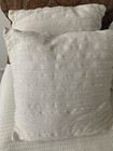 FabIndia Cushions w Covers Set Of 2  Ivory Handmade Handwoven Khadi cotton 12" — photo 8