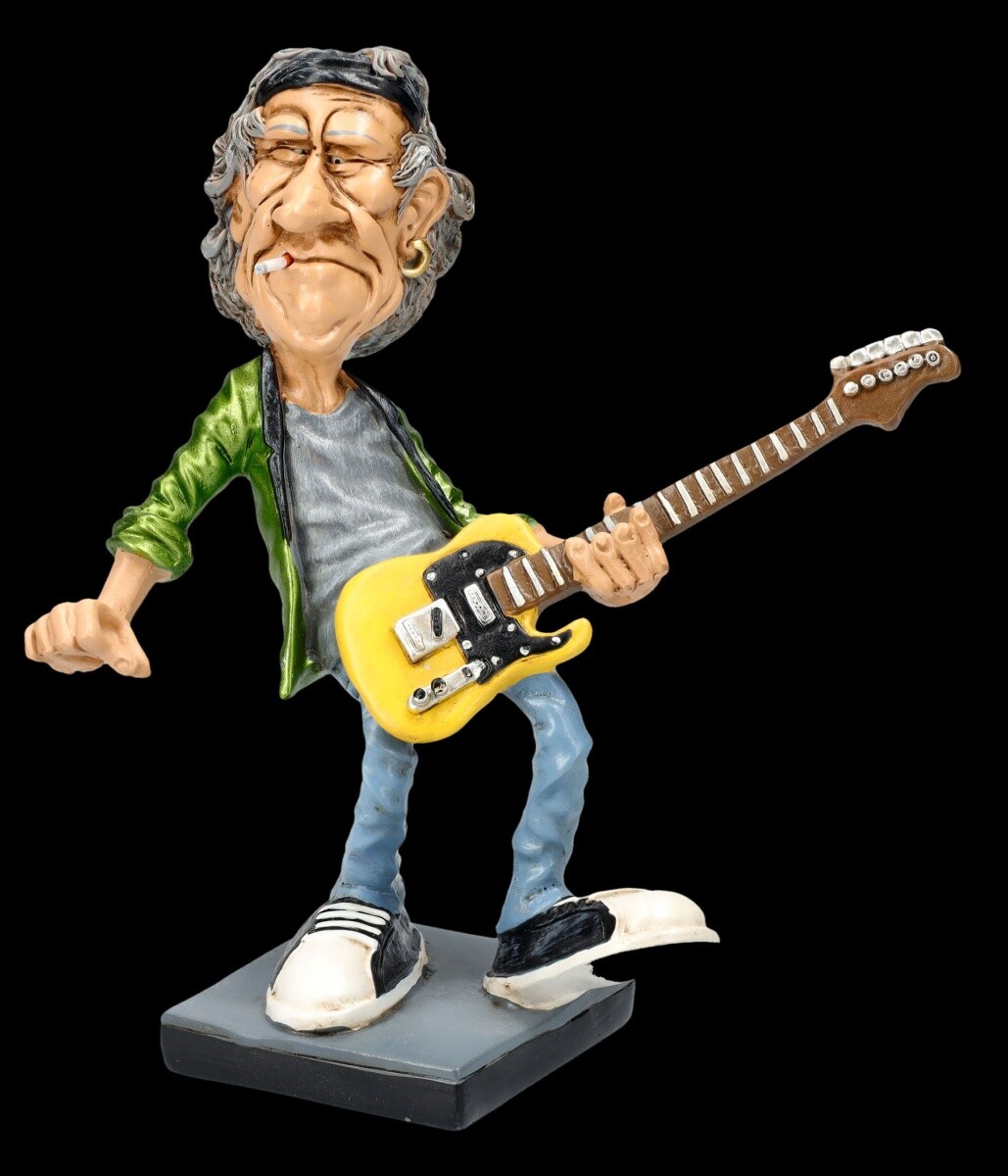 Funny Rockstar Figure - Keith 2 - Warren Stratford - Singer Gift