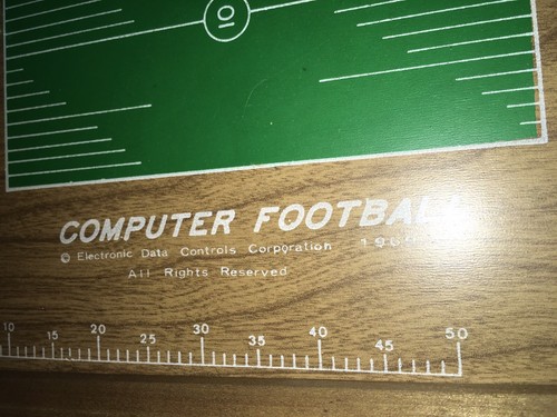 Vintage COMPUTER FOOTBALL 1969’ Battery Operated - Picture 4 of 17