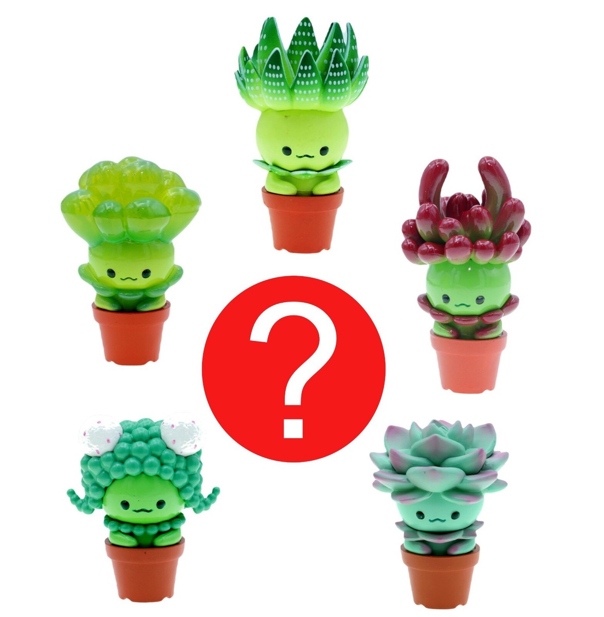 Surprise Miniature Fake Succelent Plant Fairy Garden 1 Random