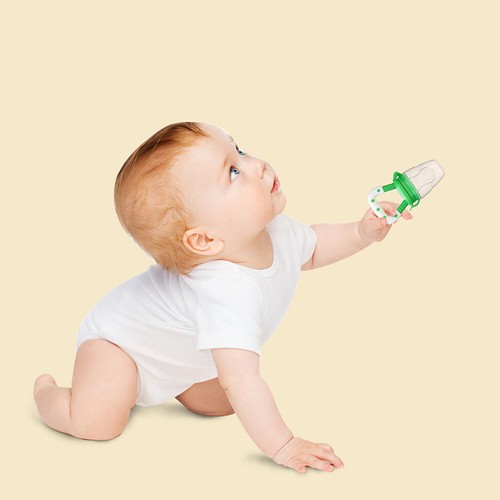 US 3 Pack Baby Food Feeder Fruit Silicone Nipple Teething Toy Soother Pacifier - Picture 7 of 15