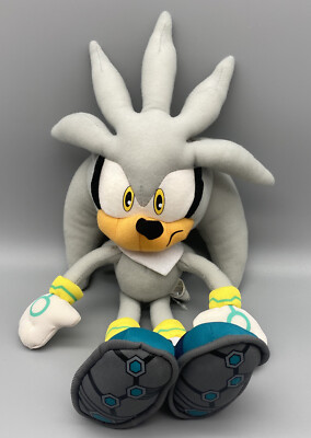 Great Eastern GE-8960 Sonic The Hedgehog 14” Plush Doll, Silver