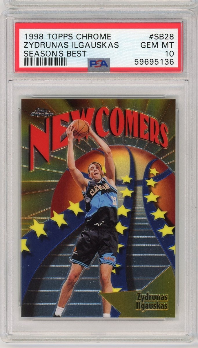 1998-99 Topps Chrome - Season's Best Newcomers Zydrunas Ilgauskas
