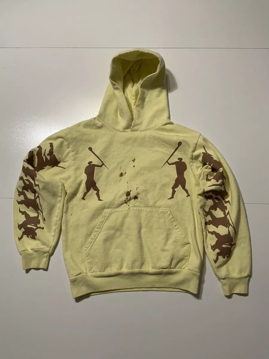 Los Angeles Apparel 14 Oz Heavyweight Fleece Yellow Graphic Sweatshirt Hoodie S