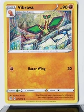Vibrava 075/172 NM / M - B2G1F Brilliant Stars Pokemon Card Tomokazu Komiya Art
