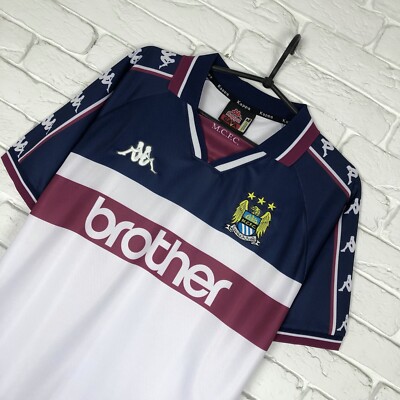 Retro Copy Manchester City 1997 1998 Away jersey vintage