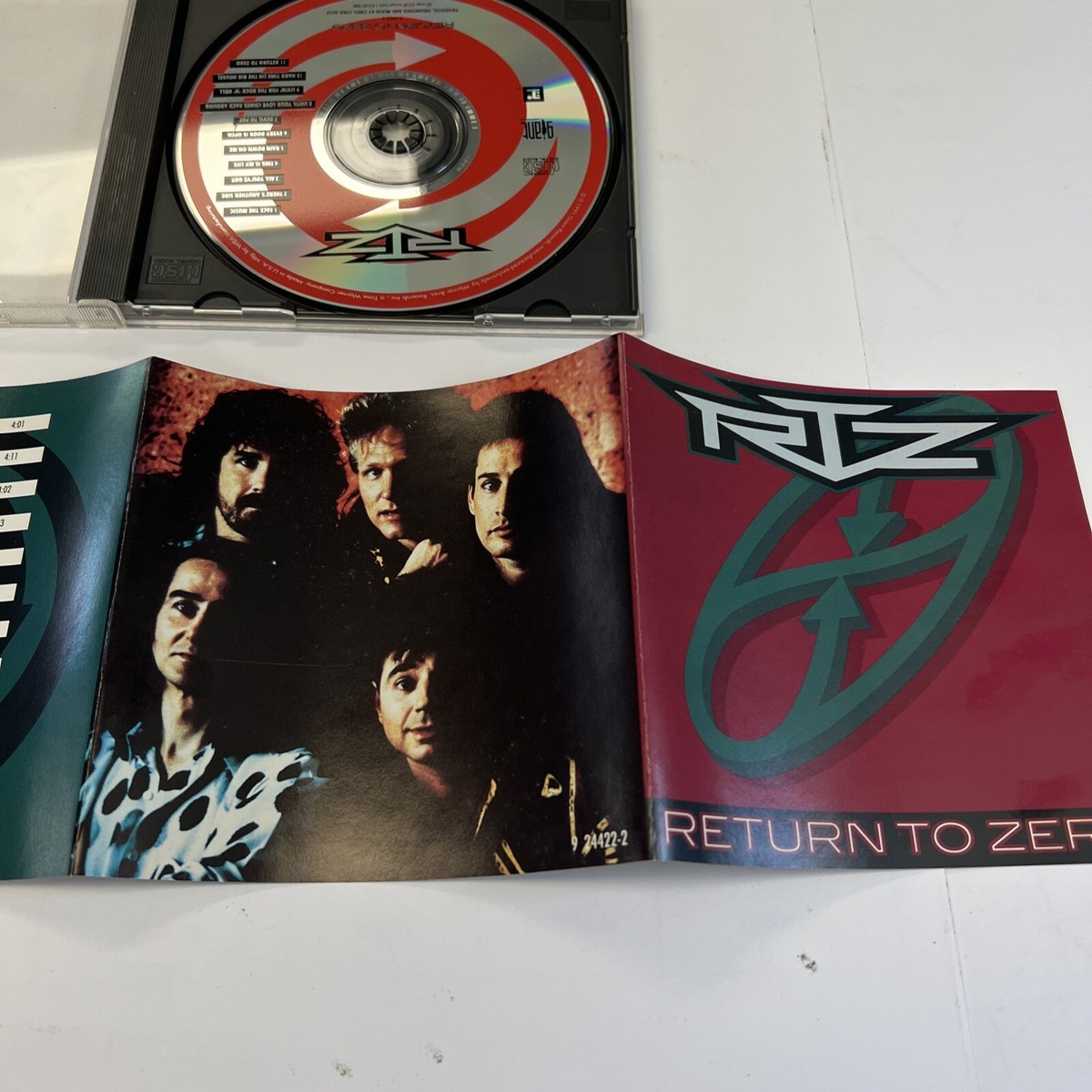 Return to Zero by RTZ (Return to Zero) (CD, Jul-1991, Giant (USA