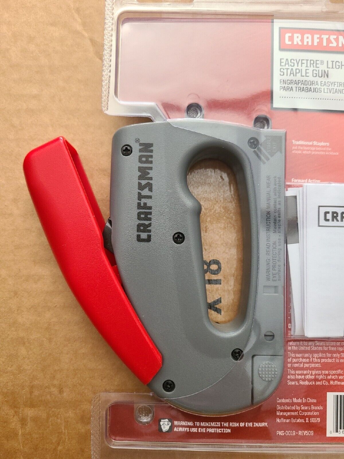 Craftsman EASYFIRE Light-Duty Staple Gun — Model# 68513