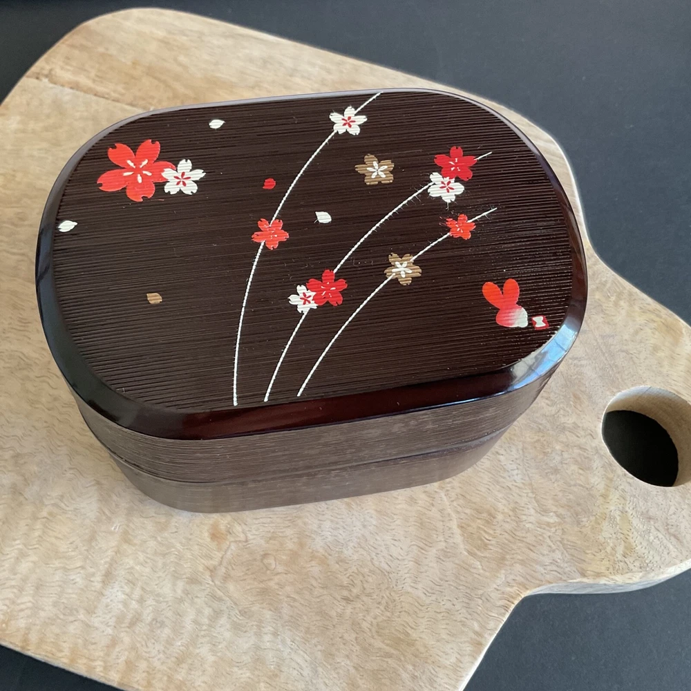 MCM Bento Box Kotobuki San Francisco Food Storage Vintage Japan