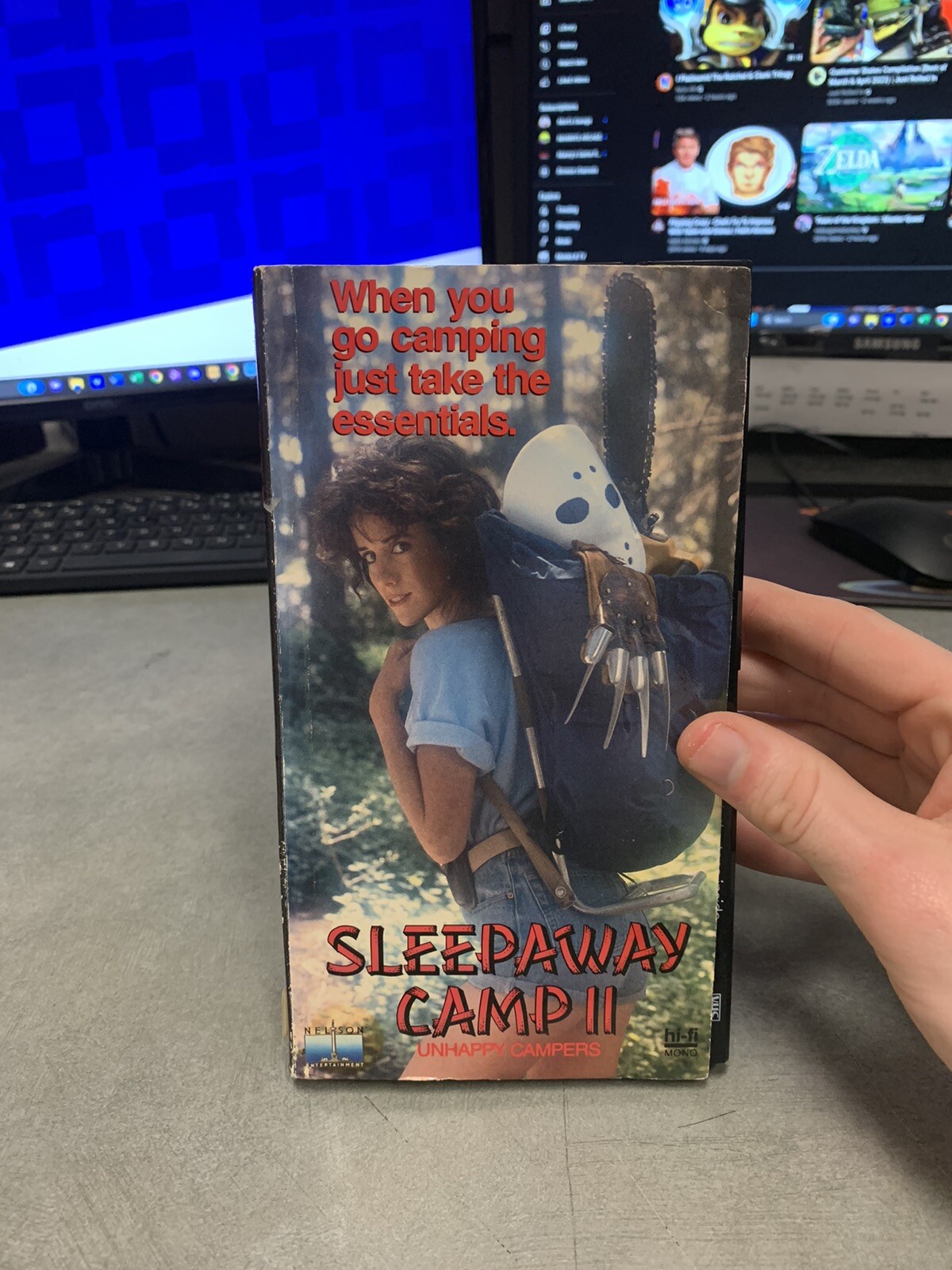 Sleepaway Camp 2 Unhappy Campers (VHS, 1990) Acceptable Condition