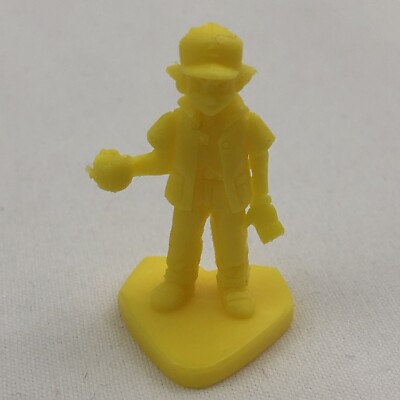 POKEMON MASTER TRAINER MB BOARD GAME ASH YELLOW MOVER FIGURE REPLACEMENT PIECES