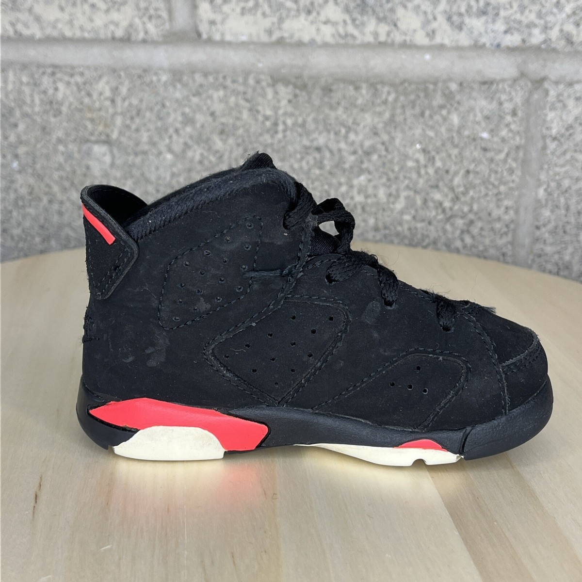 AIR JORDAN 6 VI Retro Infrared 384667-060 Sz 6C Nike Air OG