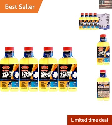 High Mileage Engine Repair Solution - 16 oz Pack of 4 for Optimal Performance