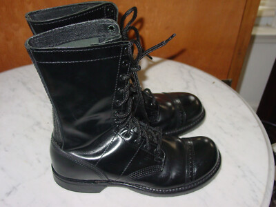 Corcoran 1500 Black Leather Cap Toe Combat Jump Boots Sz 8.5 E USA Mens Corcoran 1500 Jump Boots 10 main image 3