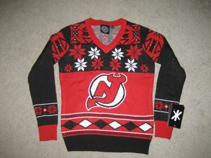 new jersey devils christmas sweater