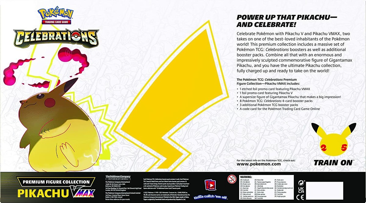 Pokemon TCG 25th Anniver Celebrations Premium Figure Collection