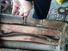 VINTAGE ANTIQUE ANCHOR BRAND WOODEN CLOTHES WRINGER LOVELL MANUFACTURING COMPANY