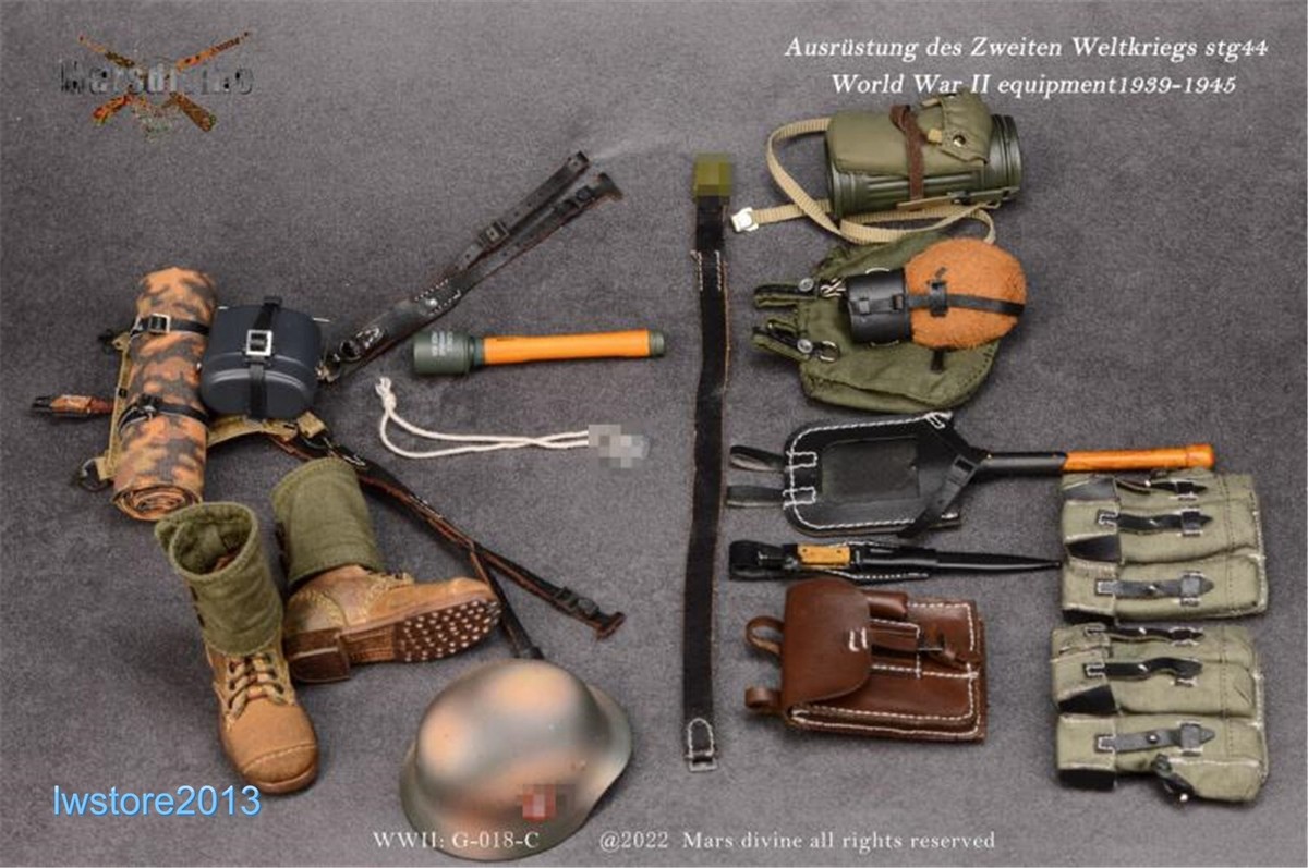 Marsdivine 1:6 G018C WWII stg44 Equipment Scene Props For 12