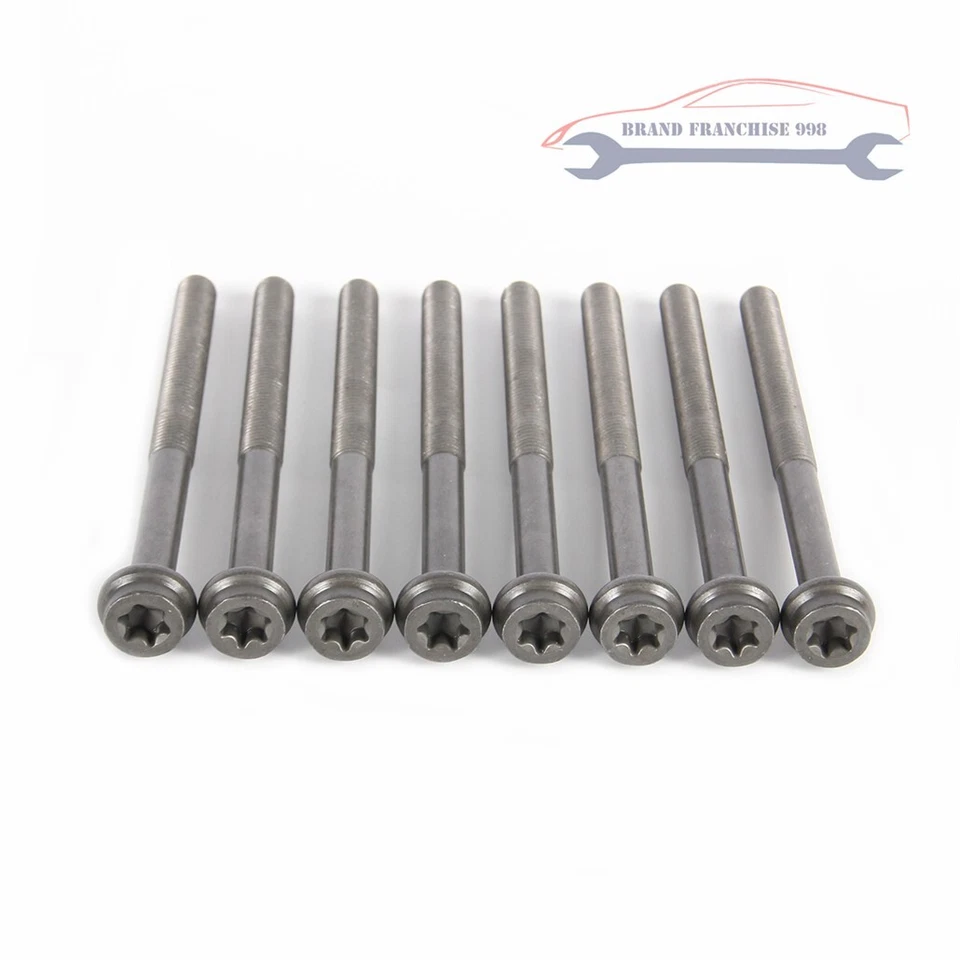 Kit de pernos de culata 2,8 L/3,2 L 8* apto para Mercedes Benz C32 AMG C320 E320 S350 Foto 3 de 4