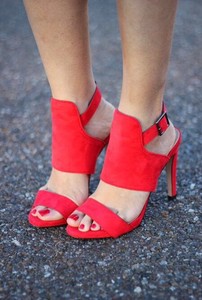 wrap around high heels