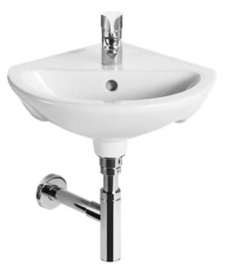 Roca New Eck-/Studio-Eckwaschbecken weiß 1TH A327202000 -