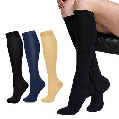 New Medical Compression Stockings/Socks Knee High Class II 30-40 mmHg 3 Pair