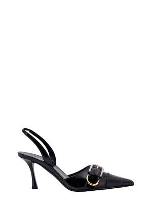 GIVENCHY Voyou Black Leather Slingback Pumps New & Authentic