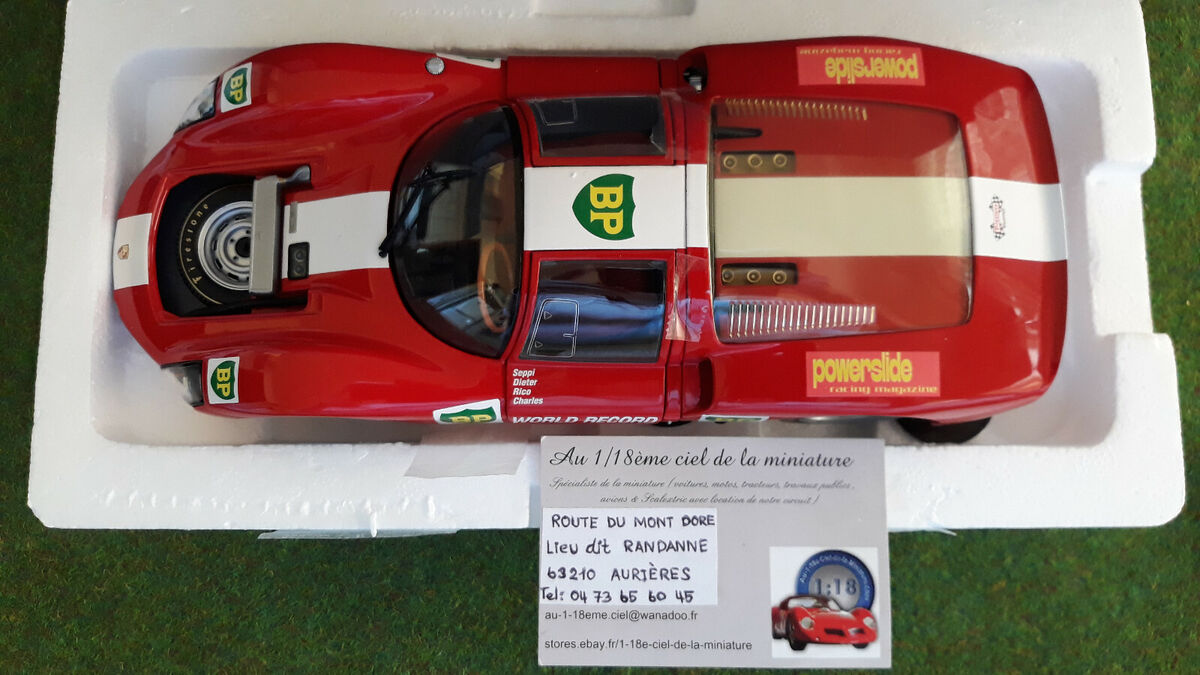 PORSCHE 906 WORLD RECORD MONZA BP 1/18 MINICHAMPS PORSCHE 906 WORLD RECORD MONZA BP 1/18 MINICHAMPS
