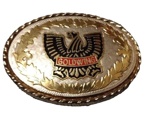 Mimi Di N Belt Buckle Large Vtg 1991 Runway Gold Plated  display picture 2