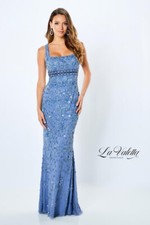 Authentic La Valetta by Mon Cheri LV22101-Color Slate-Sz XL-Mother of the Bride