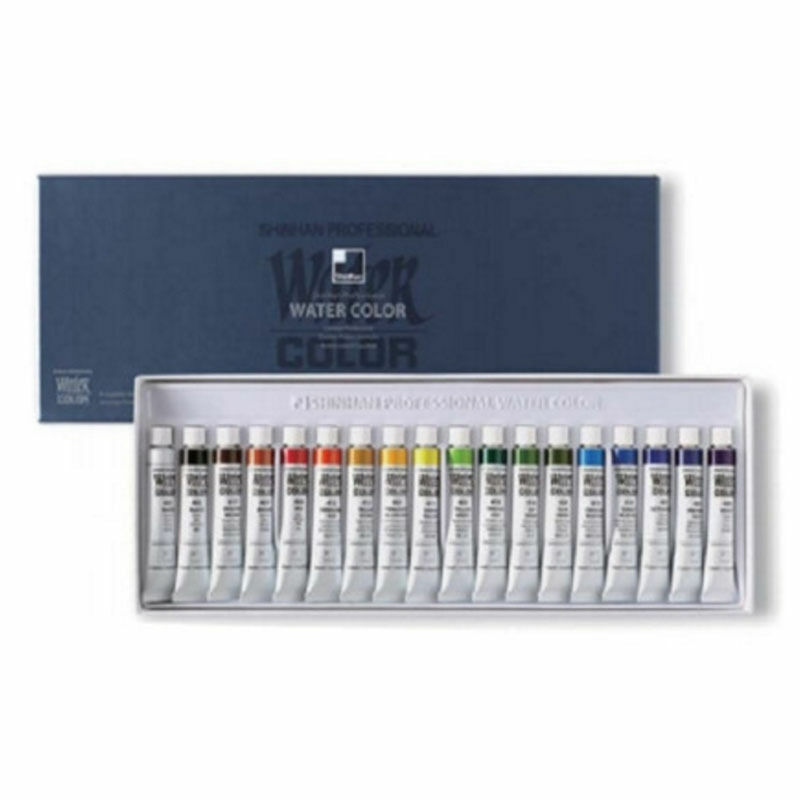 ShinHan Pro Watercolor Palette Set: 35+2 & 18 Colors In Tough Polycarbonate – Mix, Match, And Paint Easily!